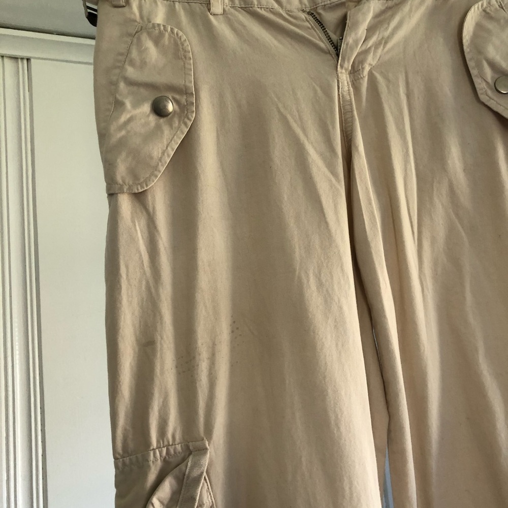 Beige/cream cargo utility pant - Picture 6 of 8
